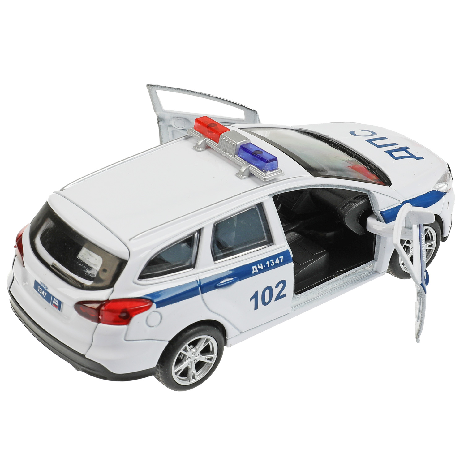 Автомобиль Технопарк Ford белый 345532 - фото 7
