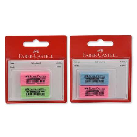 Ластик Faber Castell 2 шт. в ассортименте