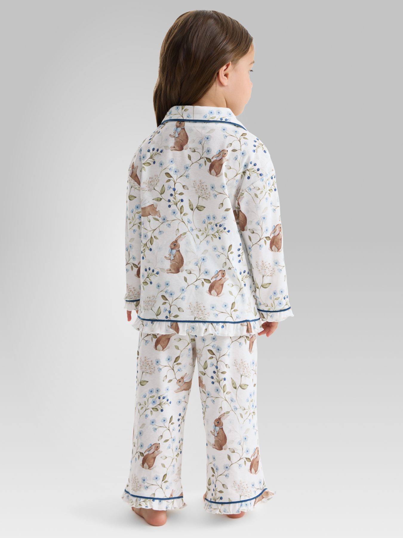 Пижама Happy Baby 90137_white-blue - фото 2