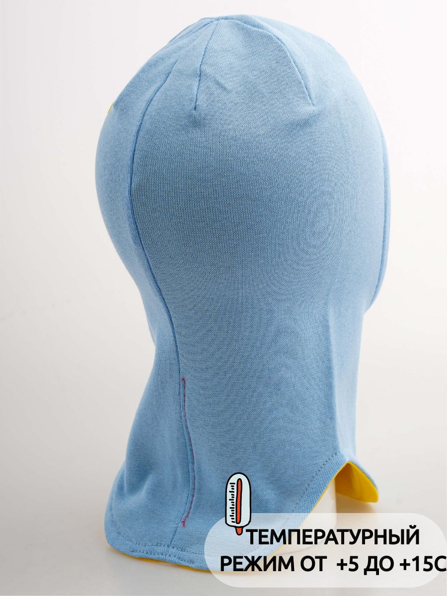Шапка-шлем ПриКиндер U-A_221079 Цвет: Желтый/голубой - фото 14