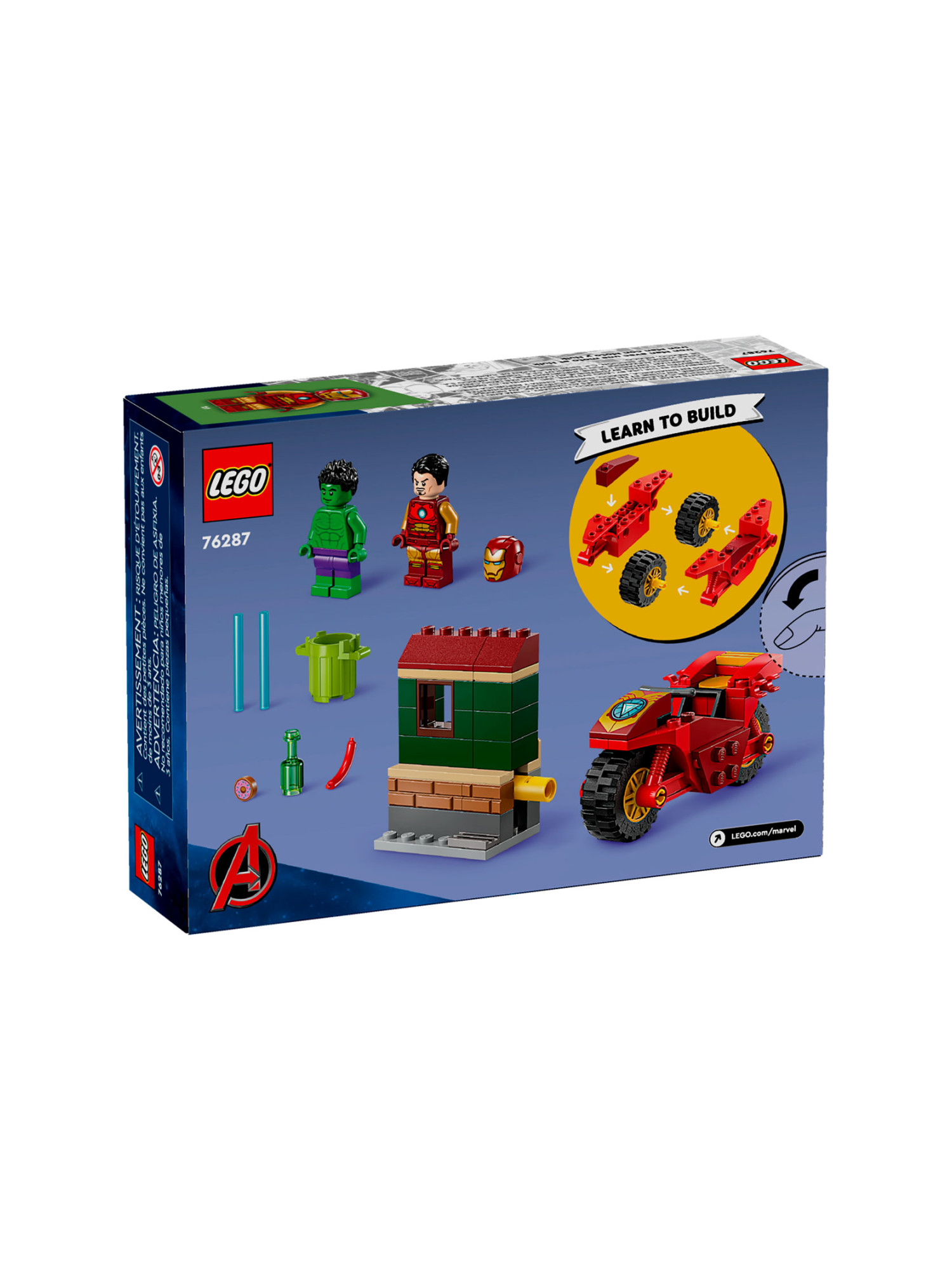 Конструктор LEGO Marvel Super Heroes Железный человек и Халк 68 дет. - фото 7