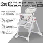Стульчик для кормления Nuovita Tutela со стежкой серый