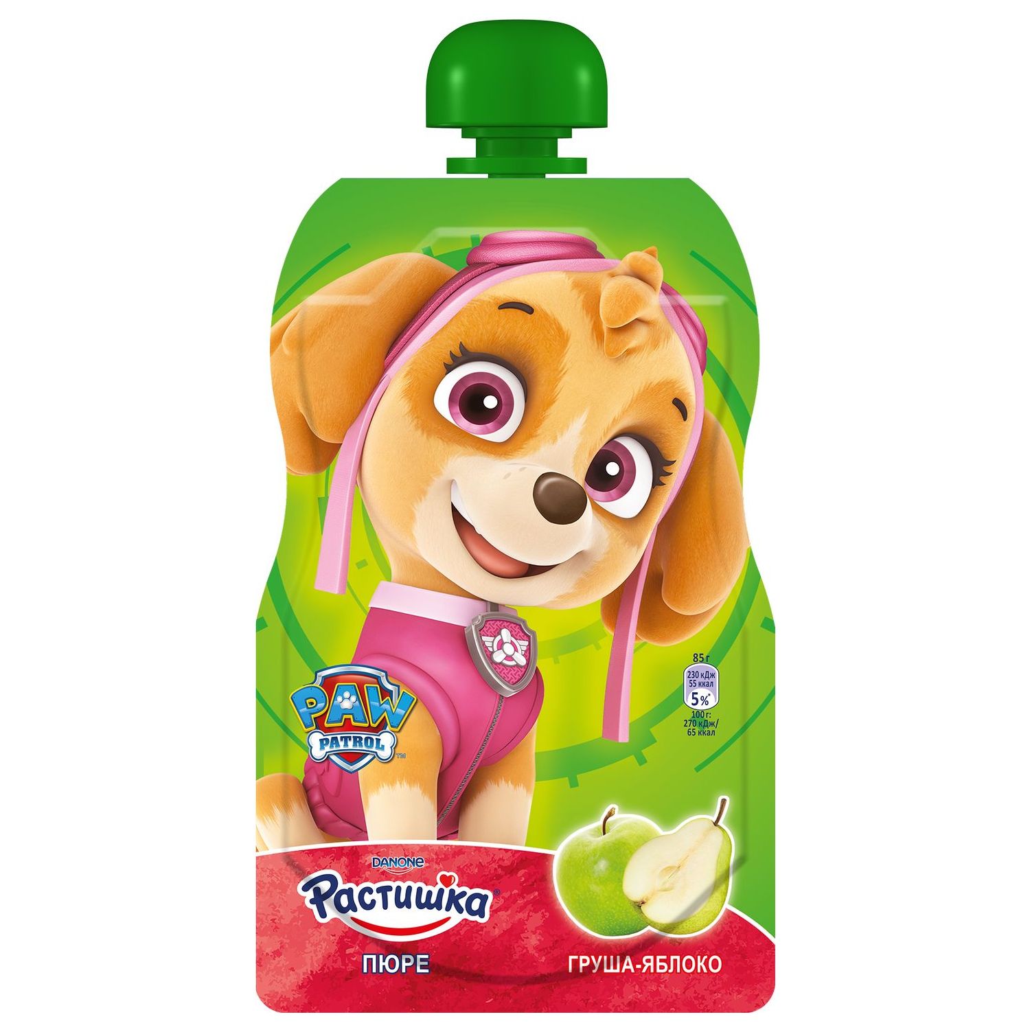 Пюре Растишка Груша-яблоко с 5 мес 85 г - фото 1