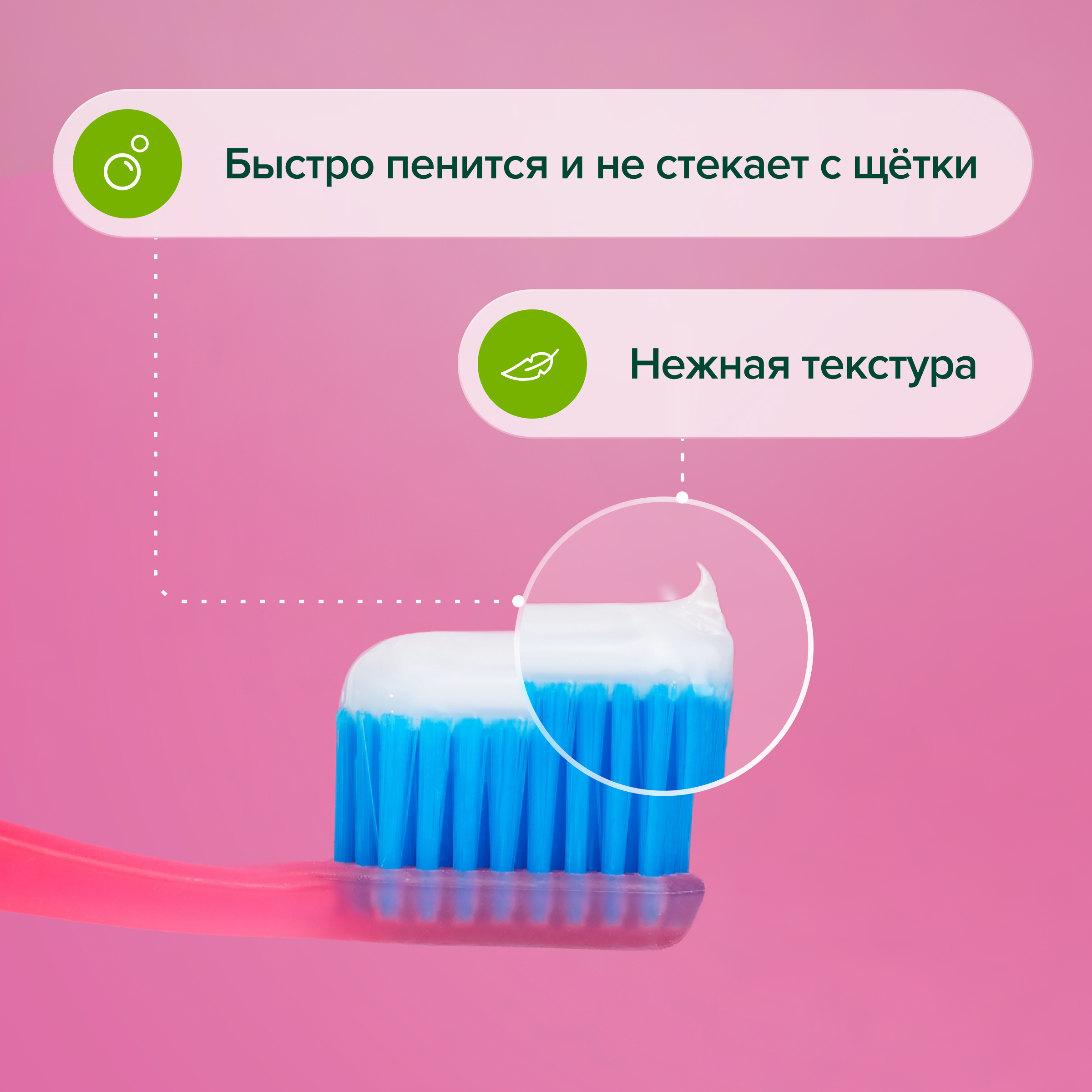 Зубная паста Synergetic без фтора, с фтором мята - фото 4