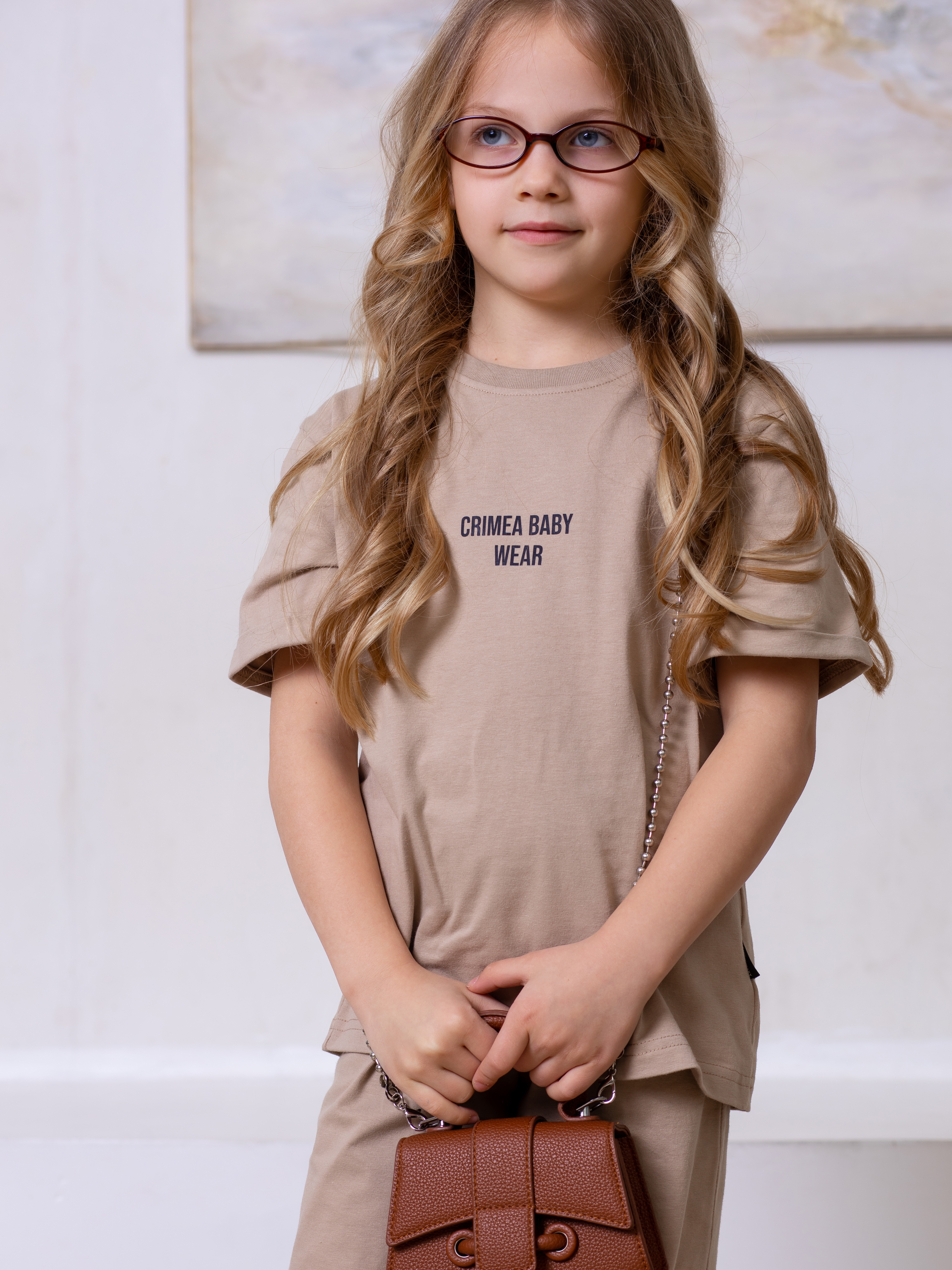 Футболка и брюки Crimea Baby Pants/beige - фото 14