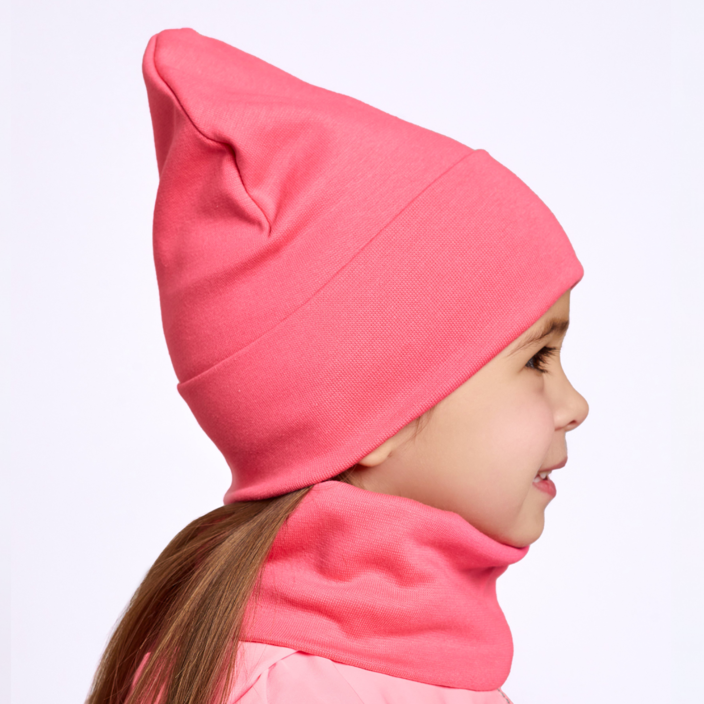 Шапка и снуд KUBRIO NYC-H-68-SPRotvG-pink - фото 4