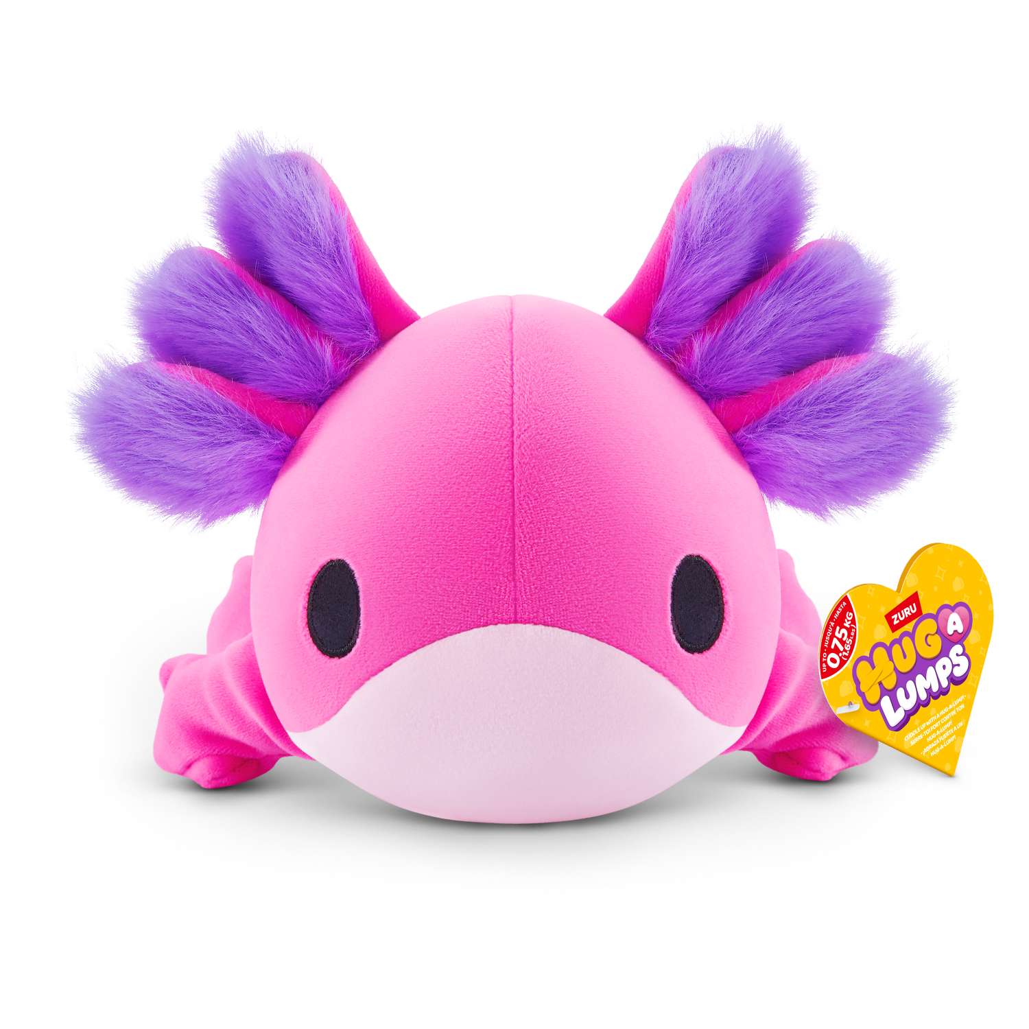 Мягкая игрушка Zuru HUG A LUMPS аксолотль Элли 13 см - фото 8