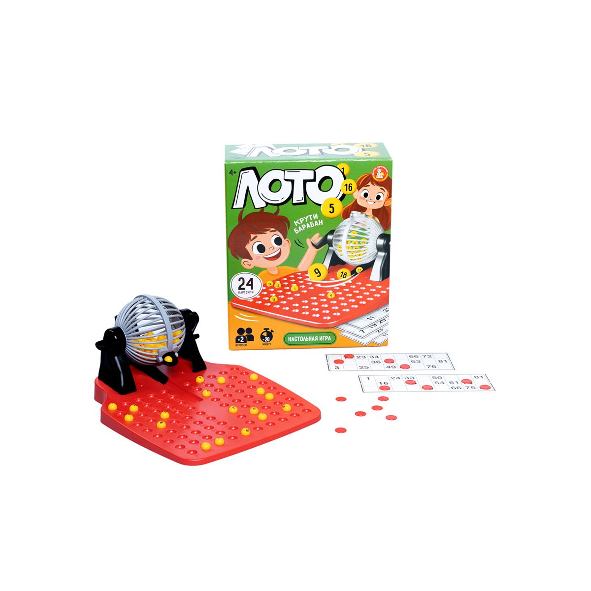 Настольная игра Десятое королевство Лото с барабаном - фото 2