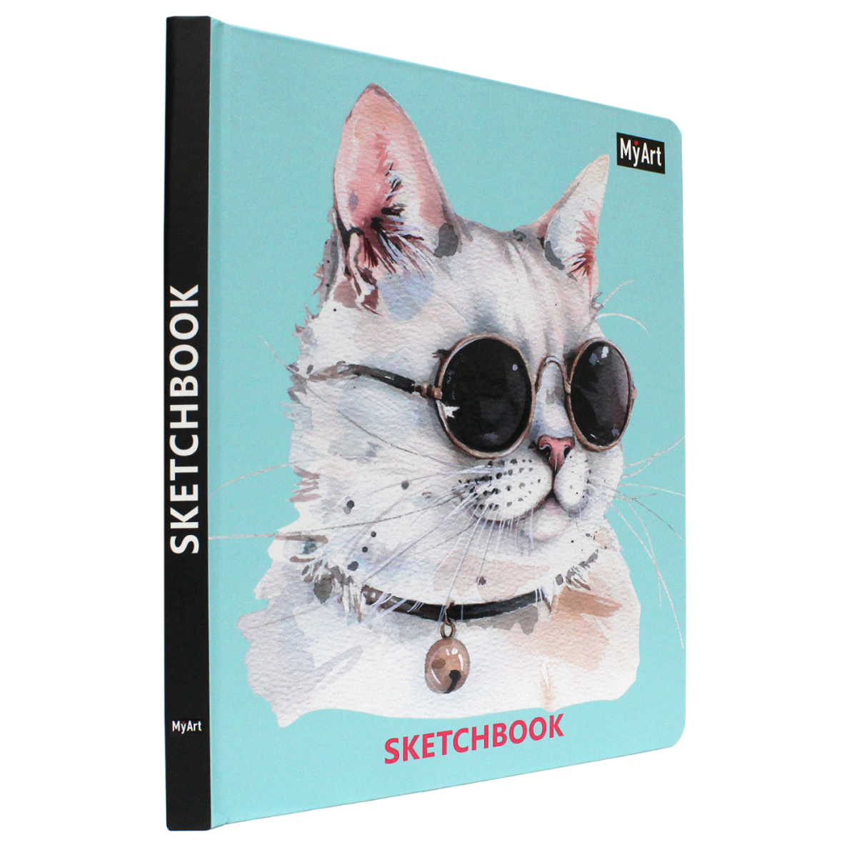 Блокнот Проф-Пресс Myart Скетчбук Кот в очках - фото 2