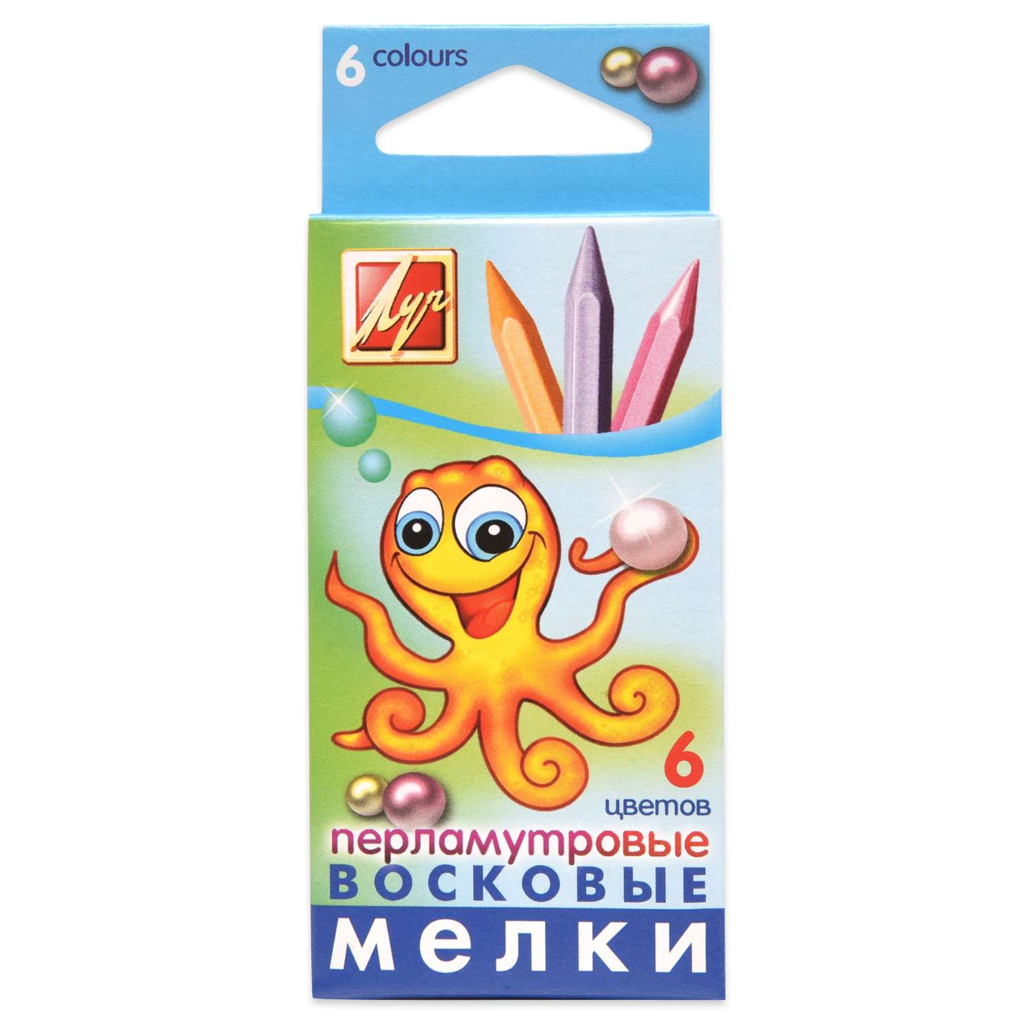 Восковые мелки Луч 6 шт. - фото 3