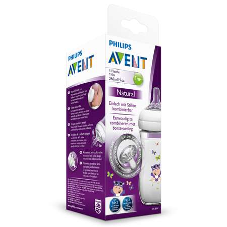Бутылочка Philips Avent Natural 260 мл