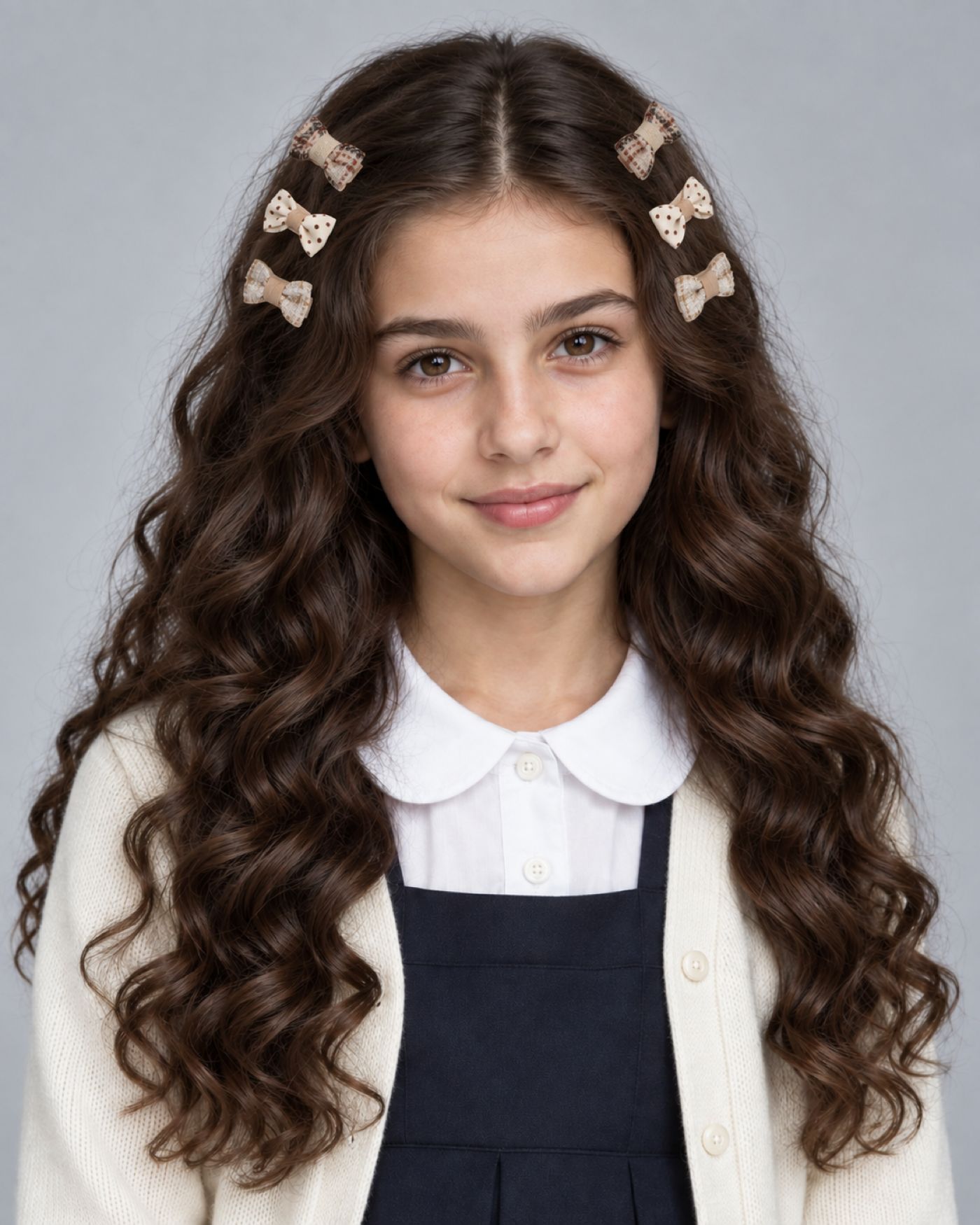 Заколка Demi Star Brown 6 шт. - фото 2