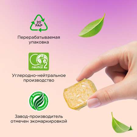 Таблетки для ПММ SYNERGETIC биоразлагаемые бесфосфатные 55 шт