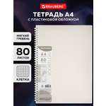 Тетрадь Brauberg клетка