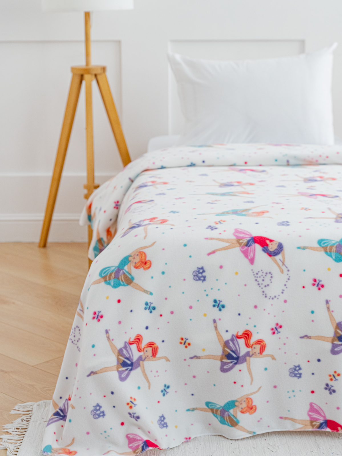 Плед Павлинка Балерины 150 x 200 см флис - фото 2