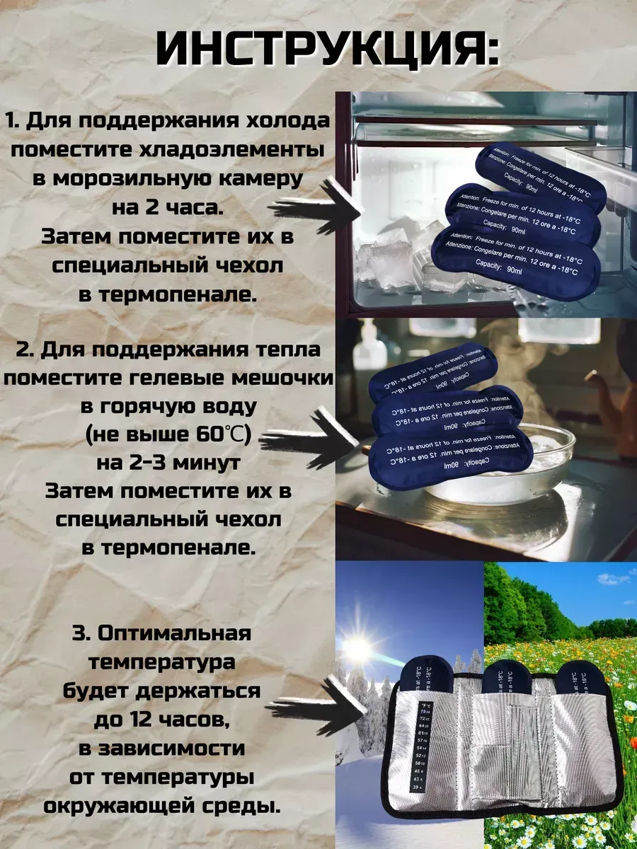 Термосумка ТОПАТОМ Пенал холода - фото 15