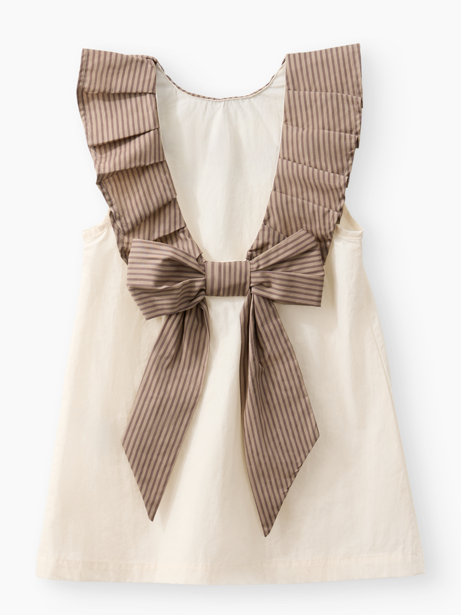 Платье Happy Baby 88306-1_milky-with-stripe - фото 2