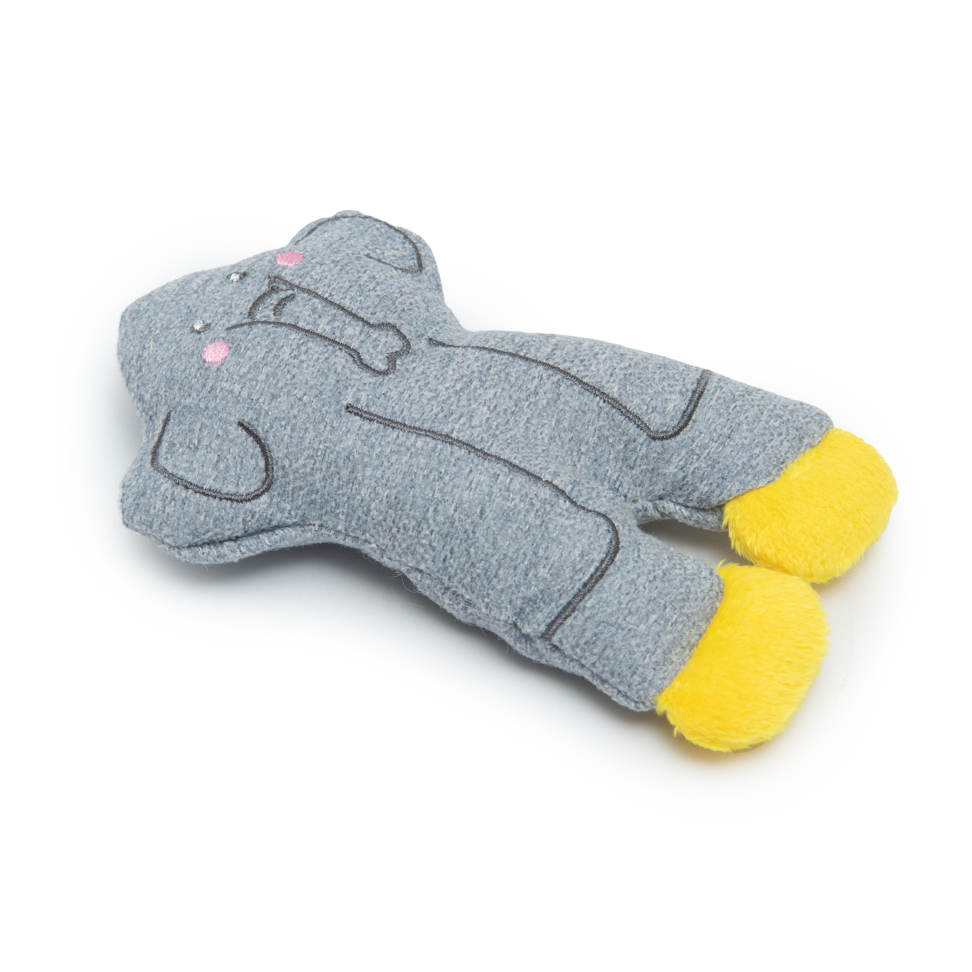 Игрушка для собак Barbaks Слон мягкий 14.2*9 см - фото 3