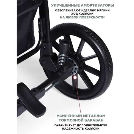 Коляска прогулочная BabyCare Venga Оливковый зеленый