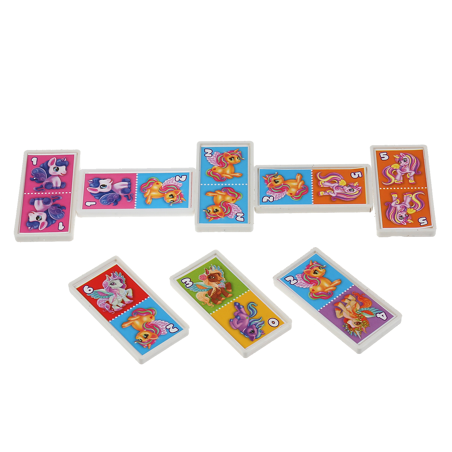 Настольная игра Умные игры Домино Волшебные единороги - фото 3