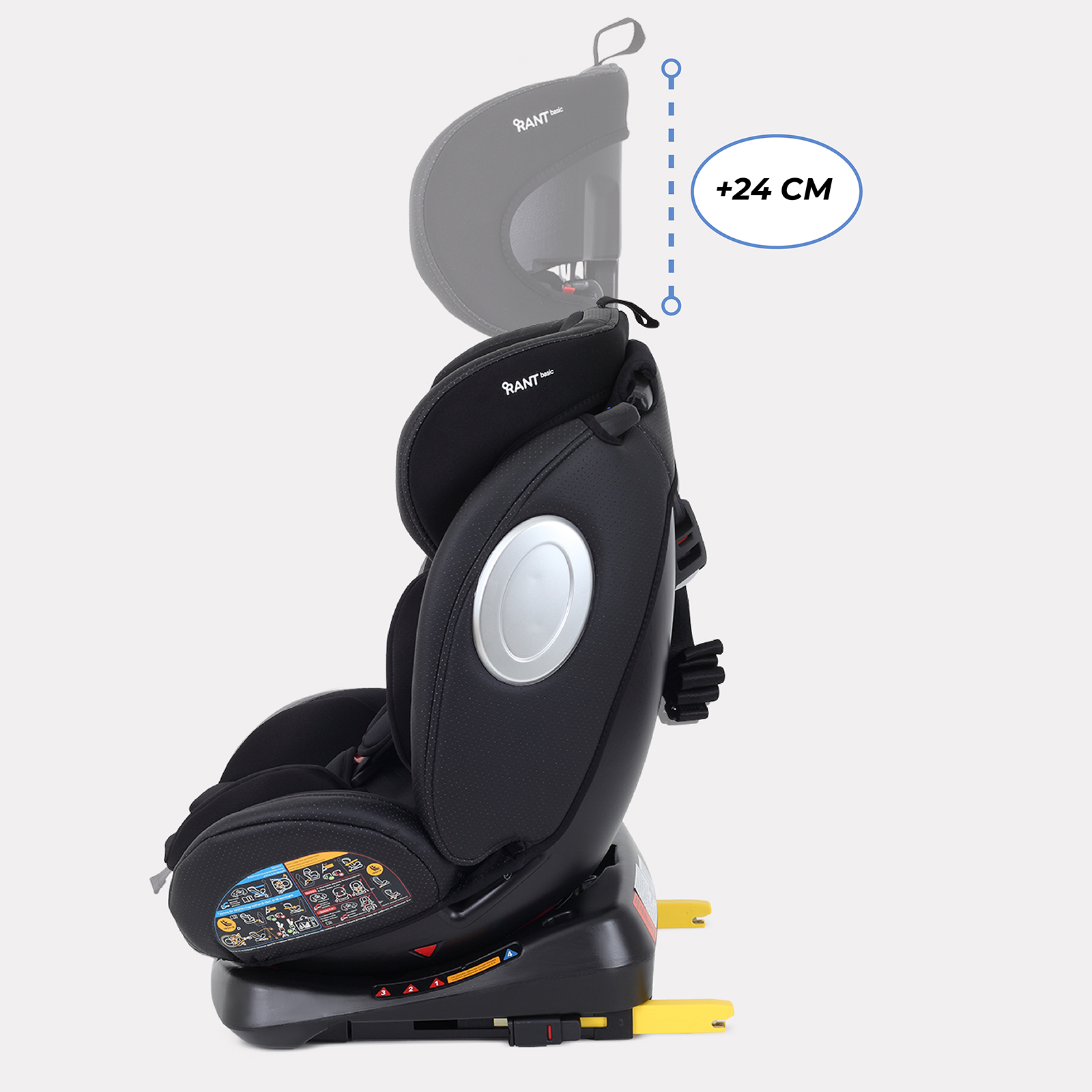 Автокресло Rant Basic Twist Pro Isofix 0+/1/2/3 (0-36 кг) - фото 6