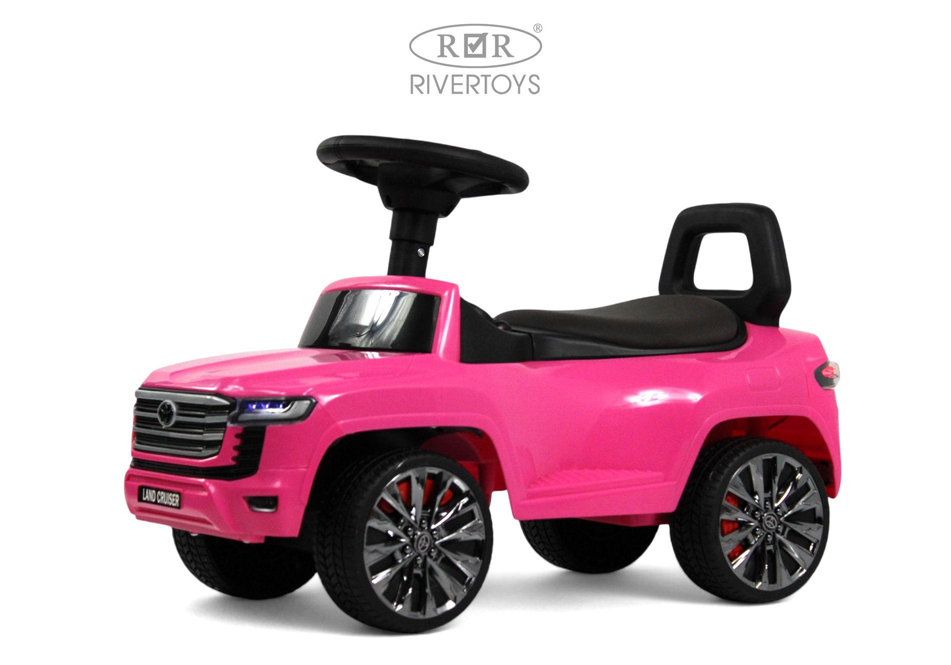 Каталка RIVERTOYS Z002ZZ-D-PINK розовый - фото 3