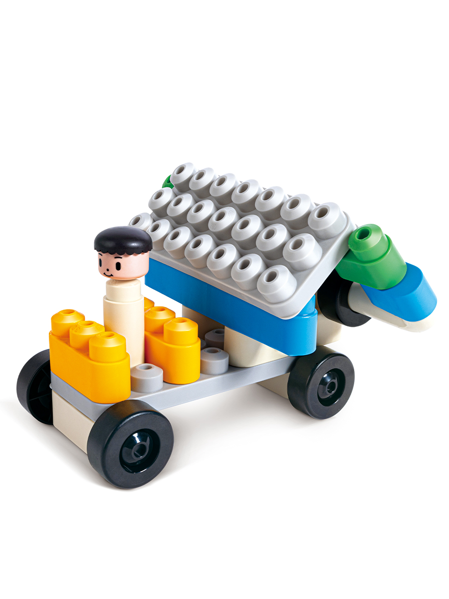 Конструктор Hape Грузовик 101 дет. - фото 6