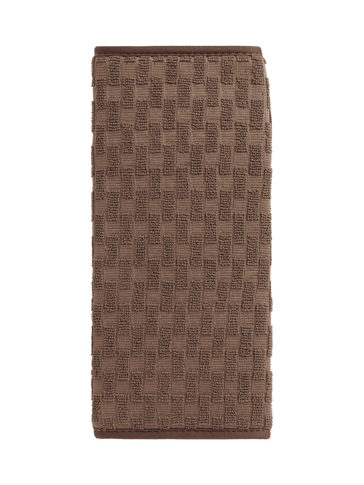 Коврик для сушки посуды LUCKY Шашечки 32x45 см коричневый T000326 - фото 3