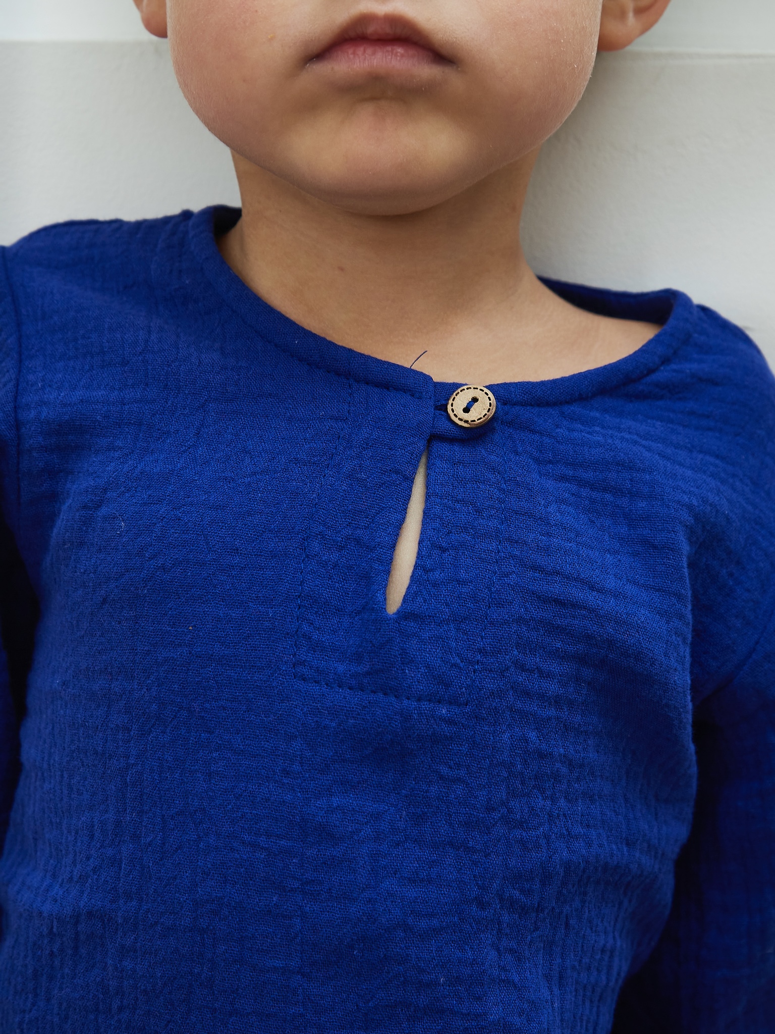 Лонгслив и брюки MOUN Костюм_муслин_индиго - фото 7