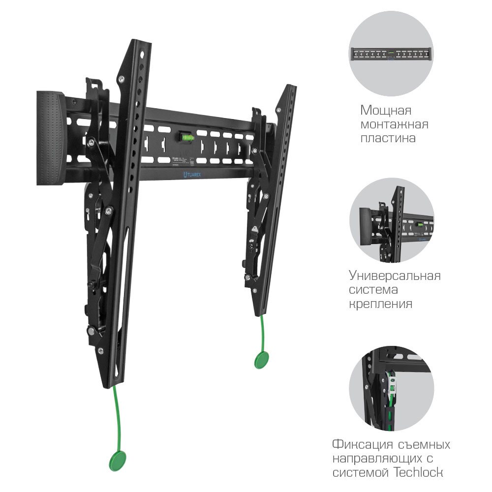 Кронштейн для мониторов TUAREX Кронштейн для телевизоров Olimp-302 настенный, наклонный, 30"-75" дюймов - фото 2