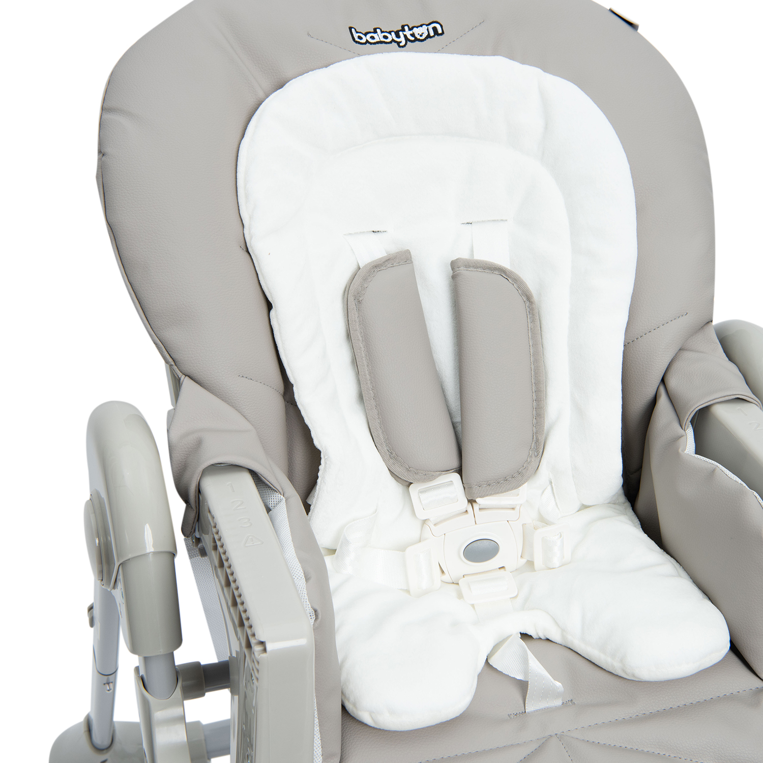 Стульчик для кормления Babyton Optima Eco Grey классический - фото 11