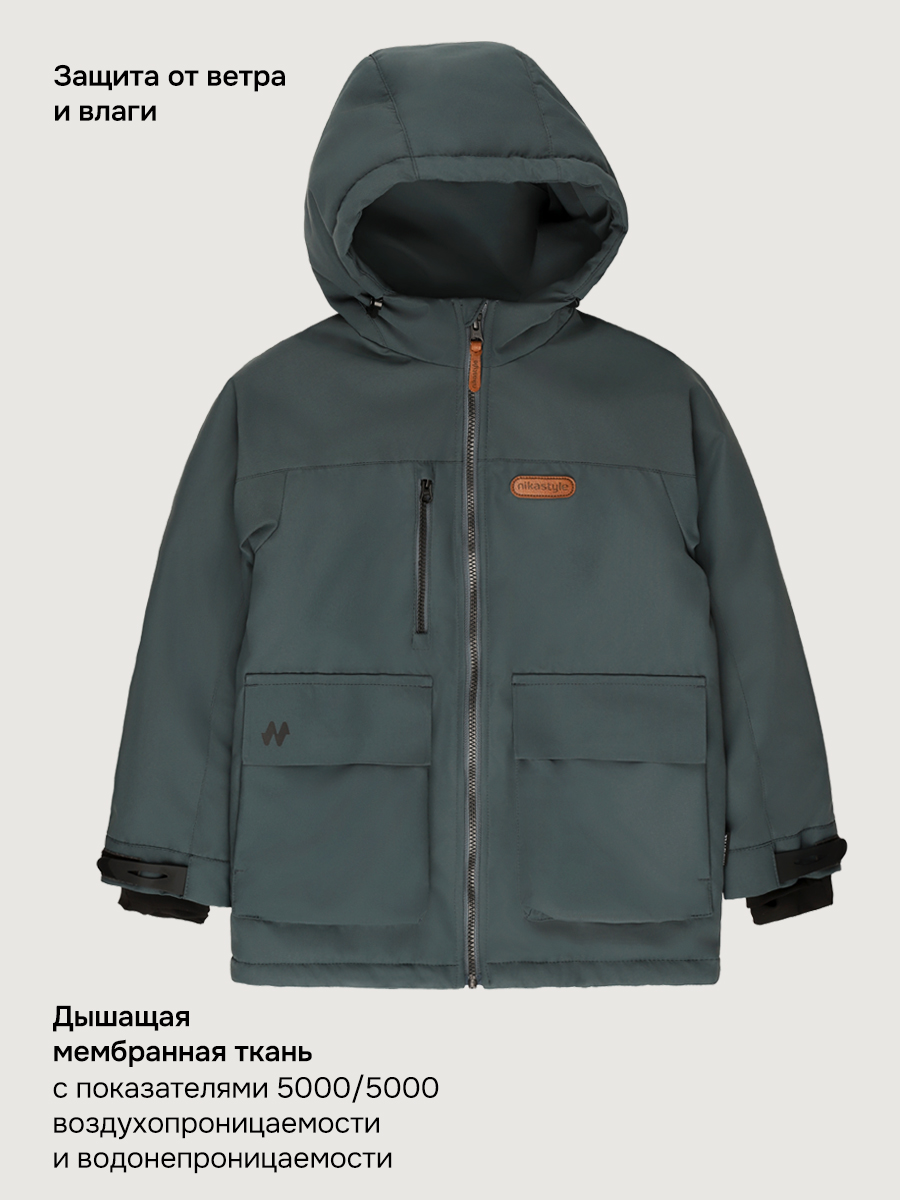 Куртка NIKASTYLE 4м3326 мох - фото 3