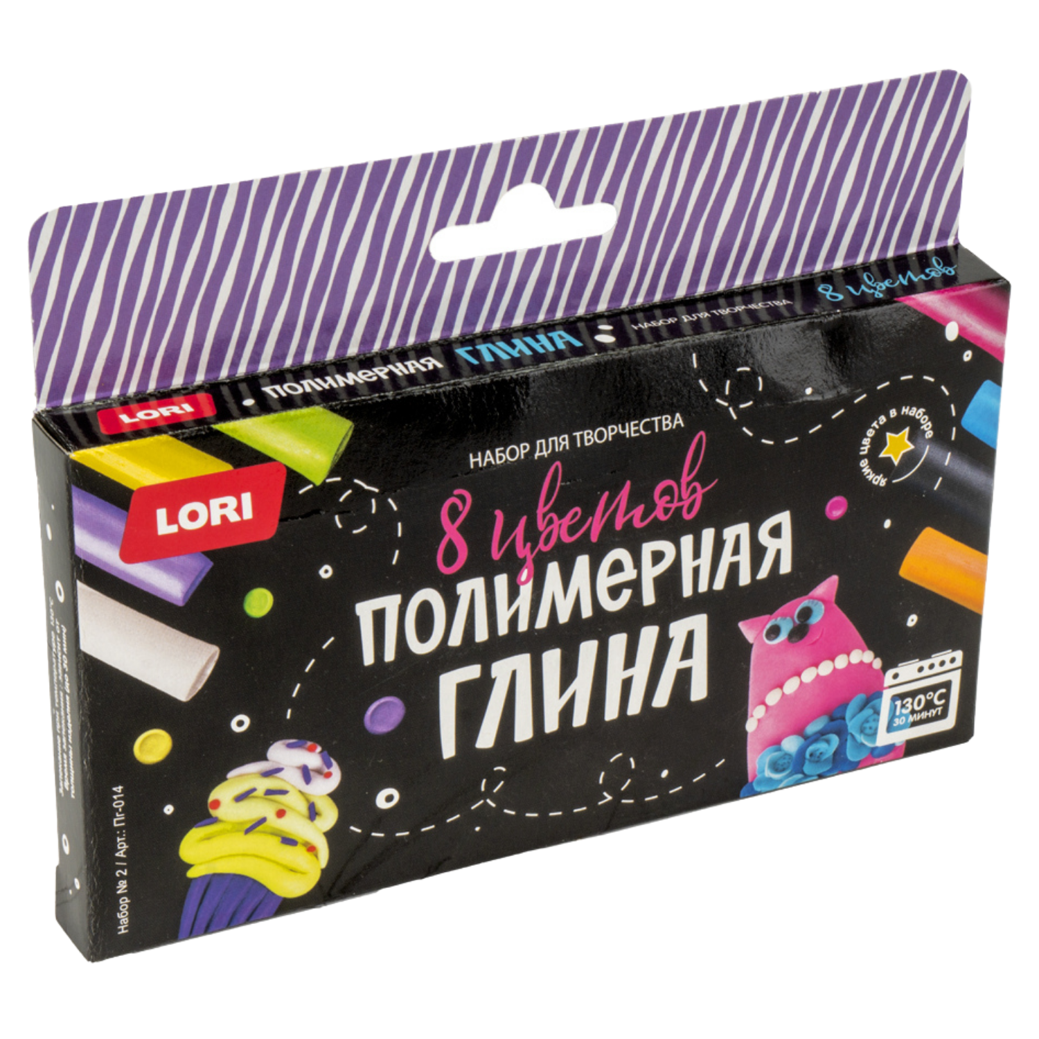 Глина LORI(колорит) 8 цв. - фото 1