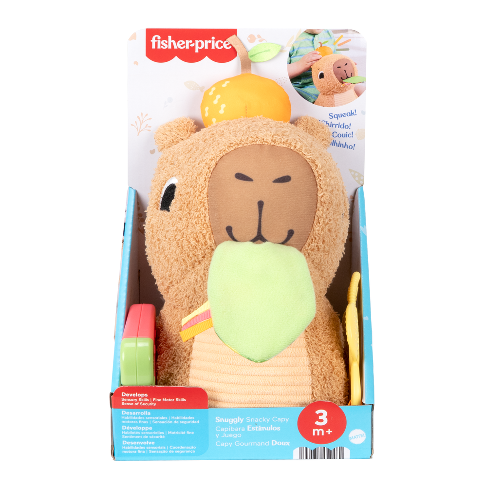 Комфортер Fisher Price Squishy Greedy Capybara - фото 2