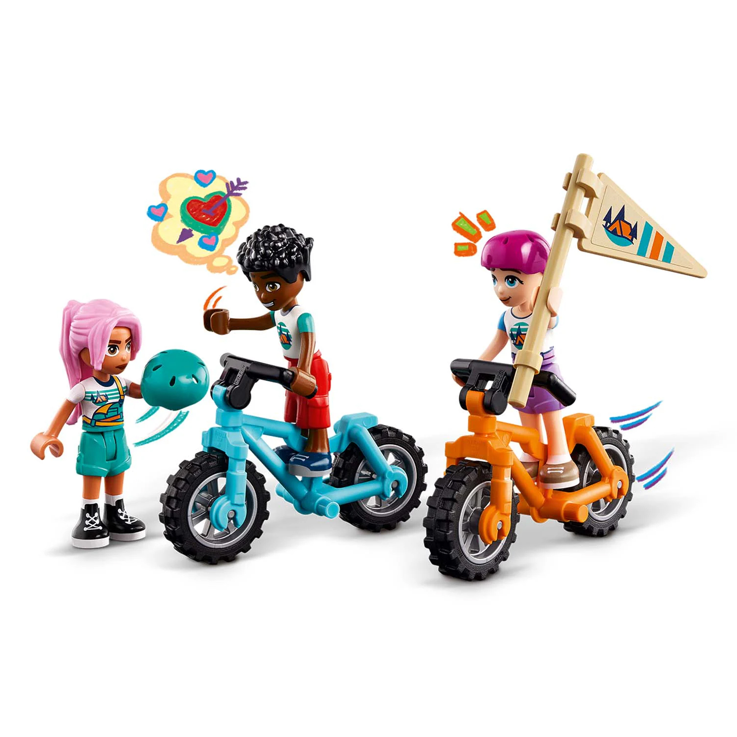 Конструктор LEGO Friends Домики в летнем лагере блочный - фото 2