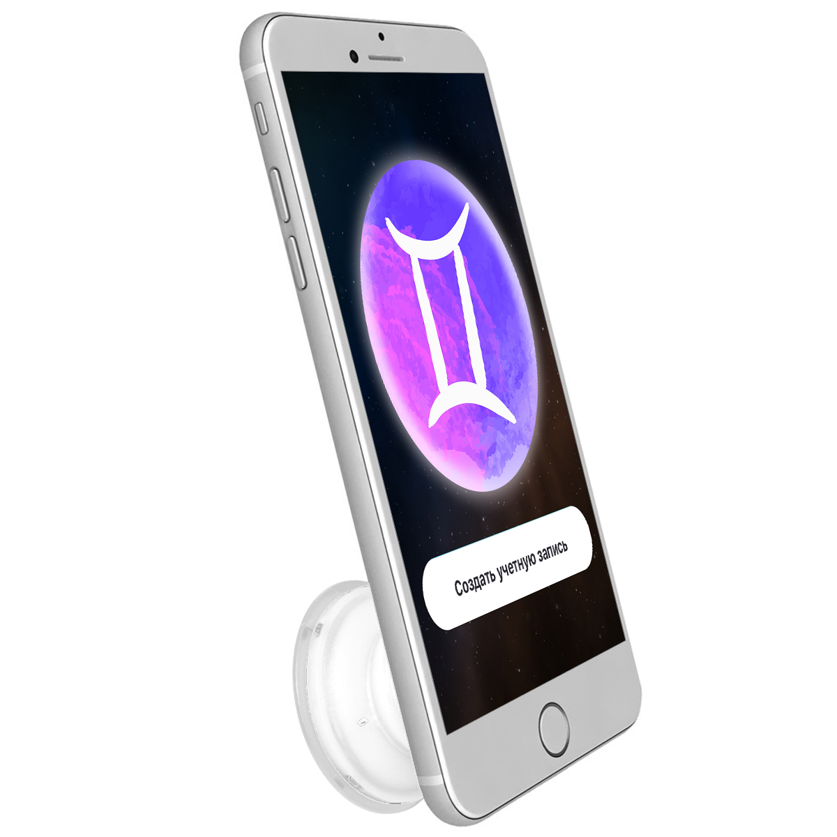 Держатель для телефона Krutoff Попсокет Знак Зодиака Близнецы - фото 4