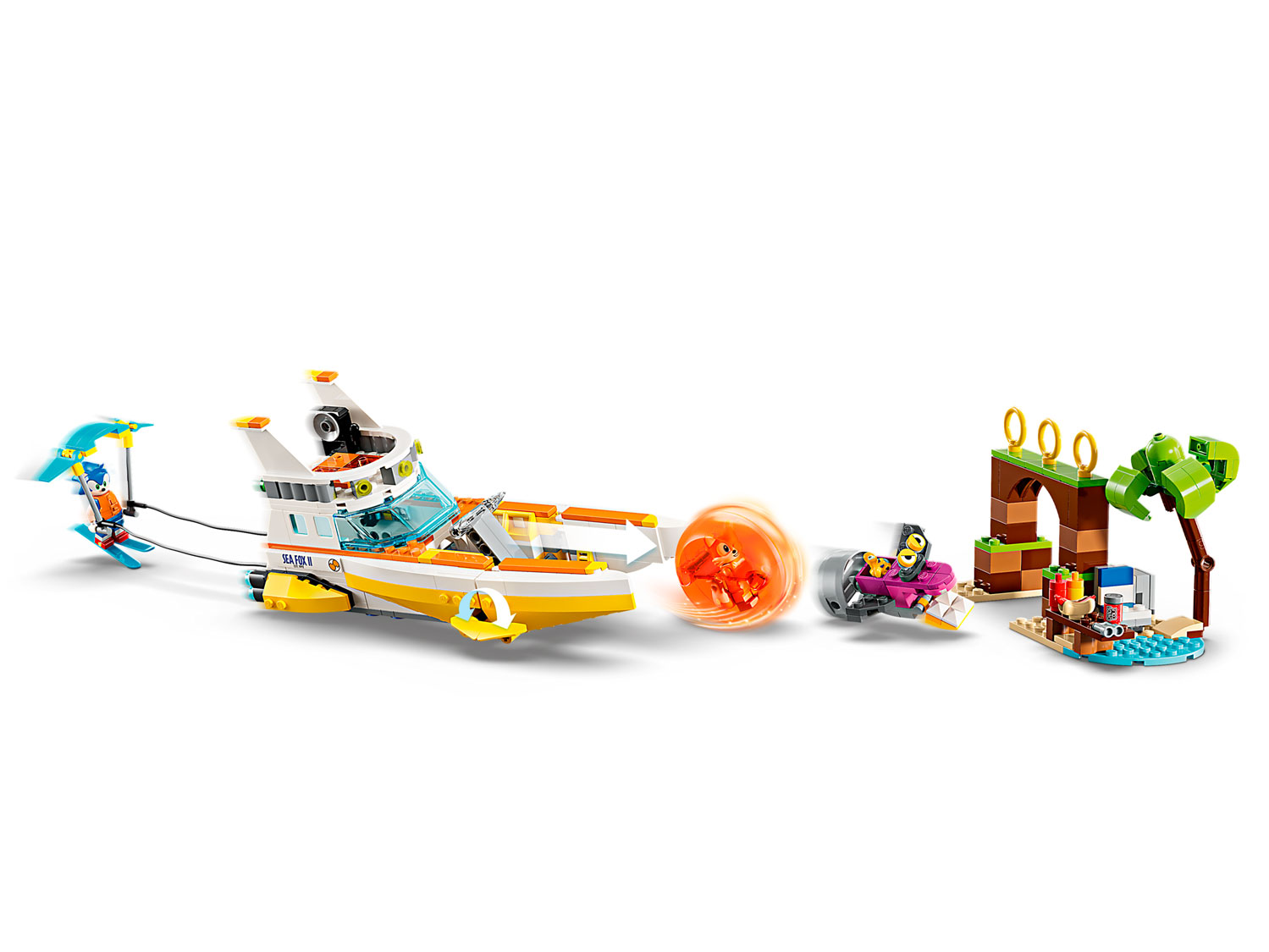 Конструктор LEGO Sonic the Hedgehog лодка приключений Тейлза 393 дет. - фото 8