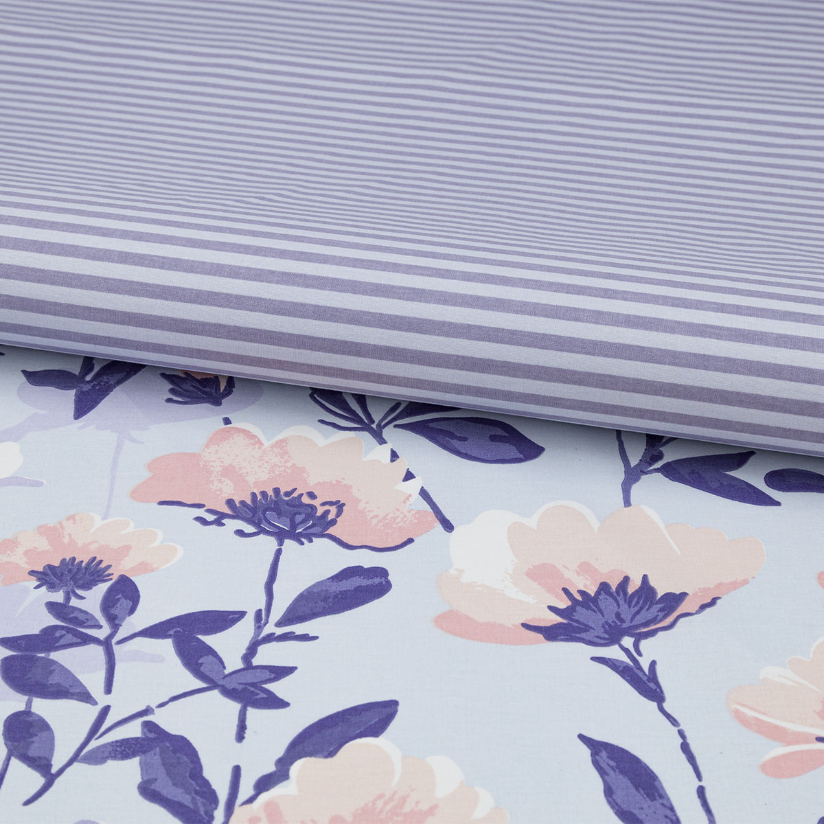 Комплект постельного белья BRAVO Лилак семейный 5 предм. - фото 8