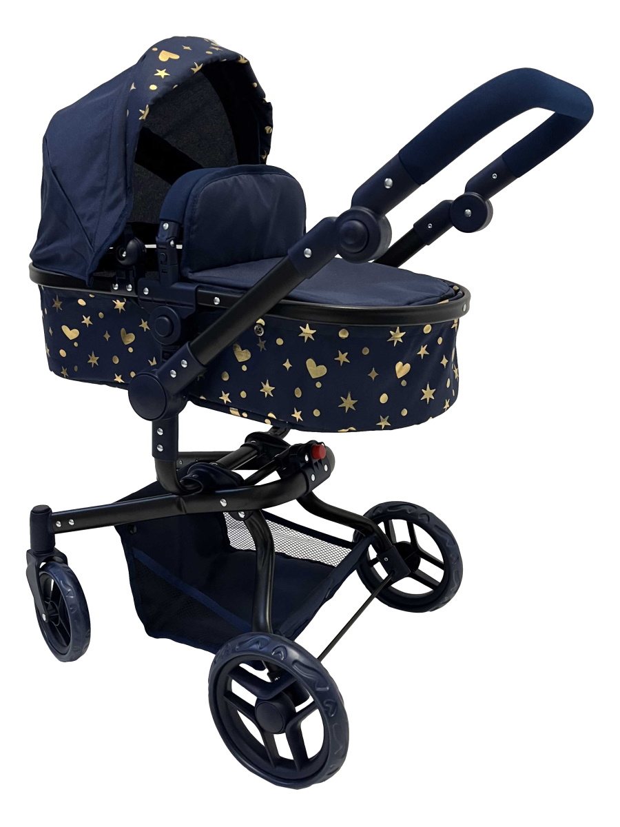 Коляска-трансформер для кукол Рыжий кот 9695-BS - фото 1