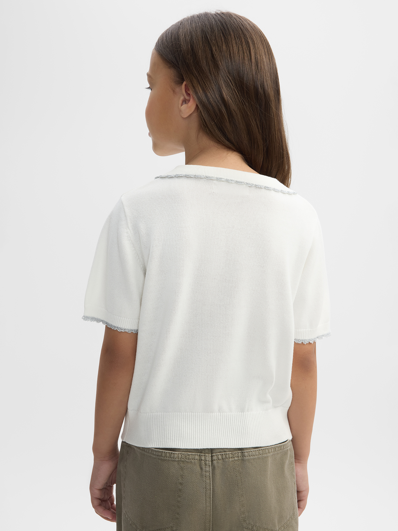 Блузка Happy Baby 88649-1/milky - фото 2