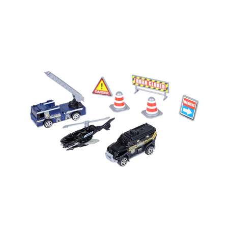 Игровой набор AUTODRIVE Машинки металлические 3шт 1:64