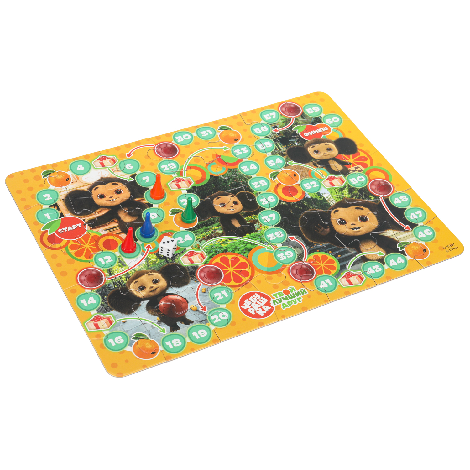 Пазл-ходилка Умные игры Чебурашка - фото 4