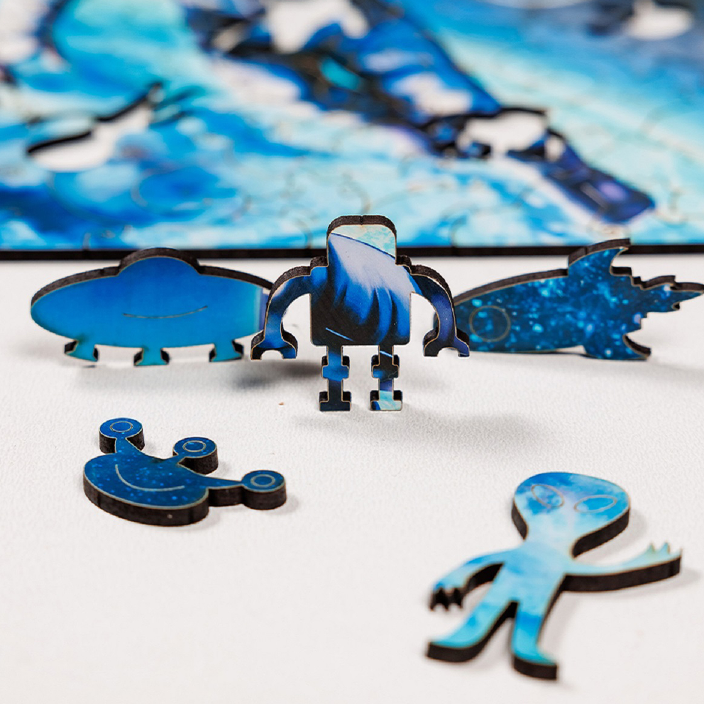 Пазл 1TOY Космонавт деревянный - фото 13