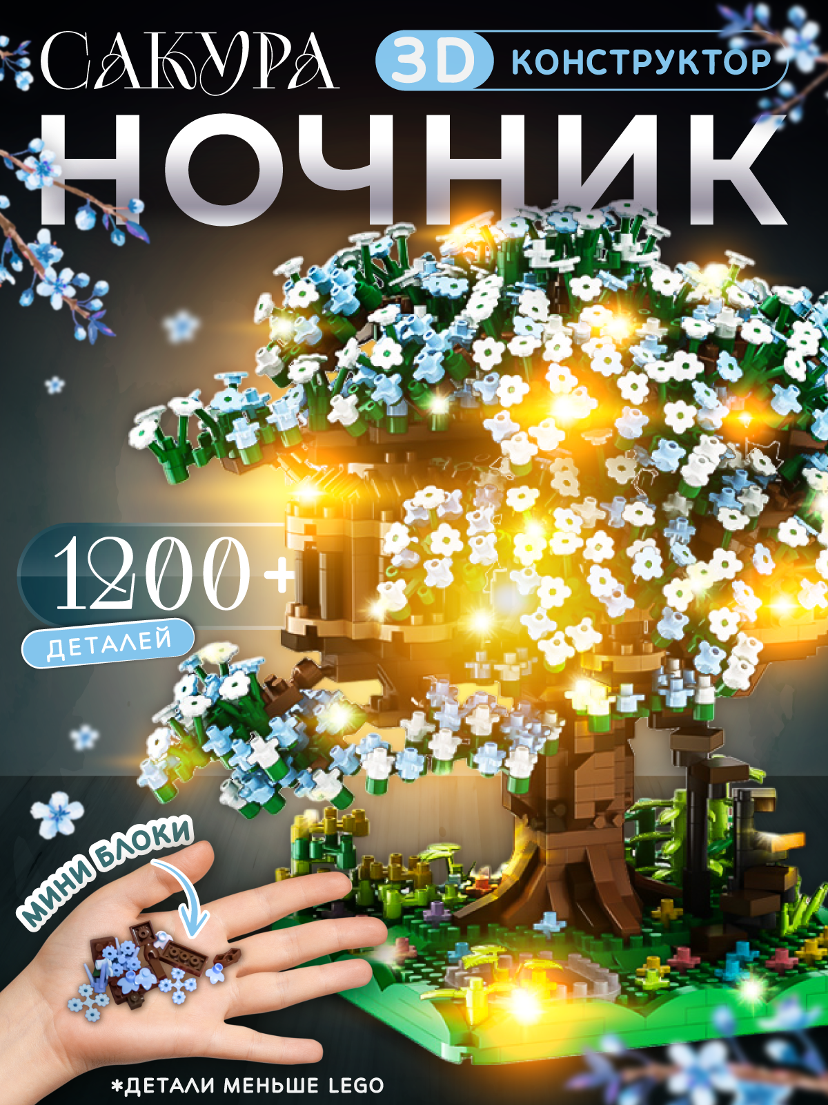 Конструктор ТУ БИ ИЗИ из мини-блоков 2008 дет. - фото 1