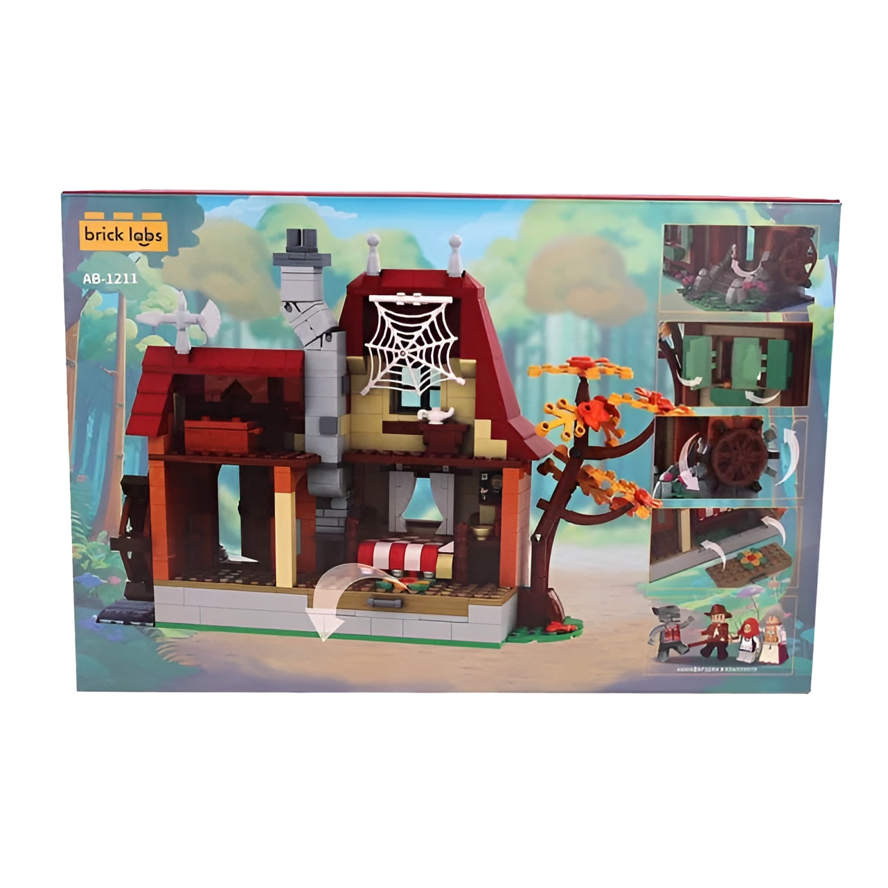 Конструктор brick labs Красная шапочка из мини-блоков 741 дет. - фото 7