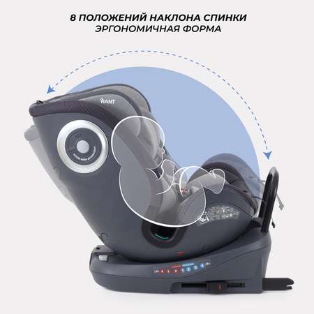 Автокресло Rant MultiFix Grey Isofix 0+/1/2/3 (0-36 кг)
