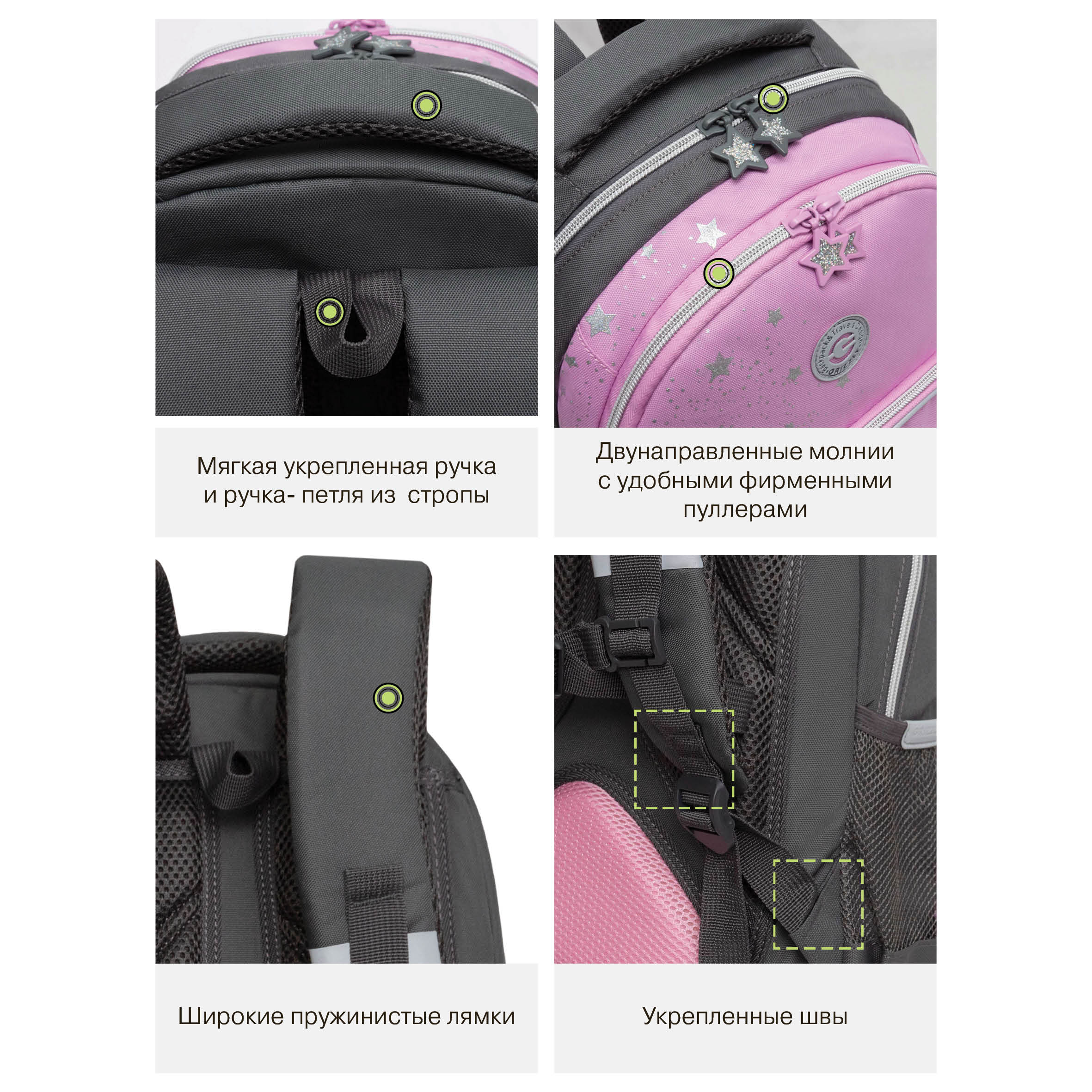 Рюкзак Grizzly для девочки - фото 12