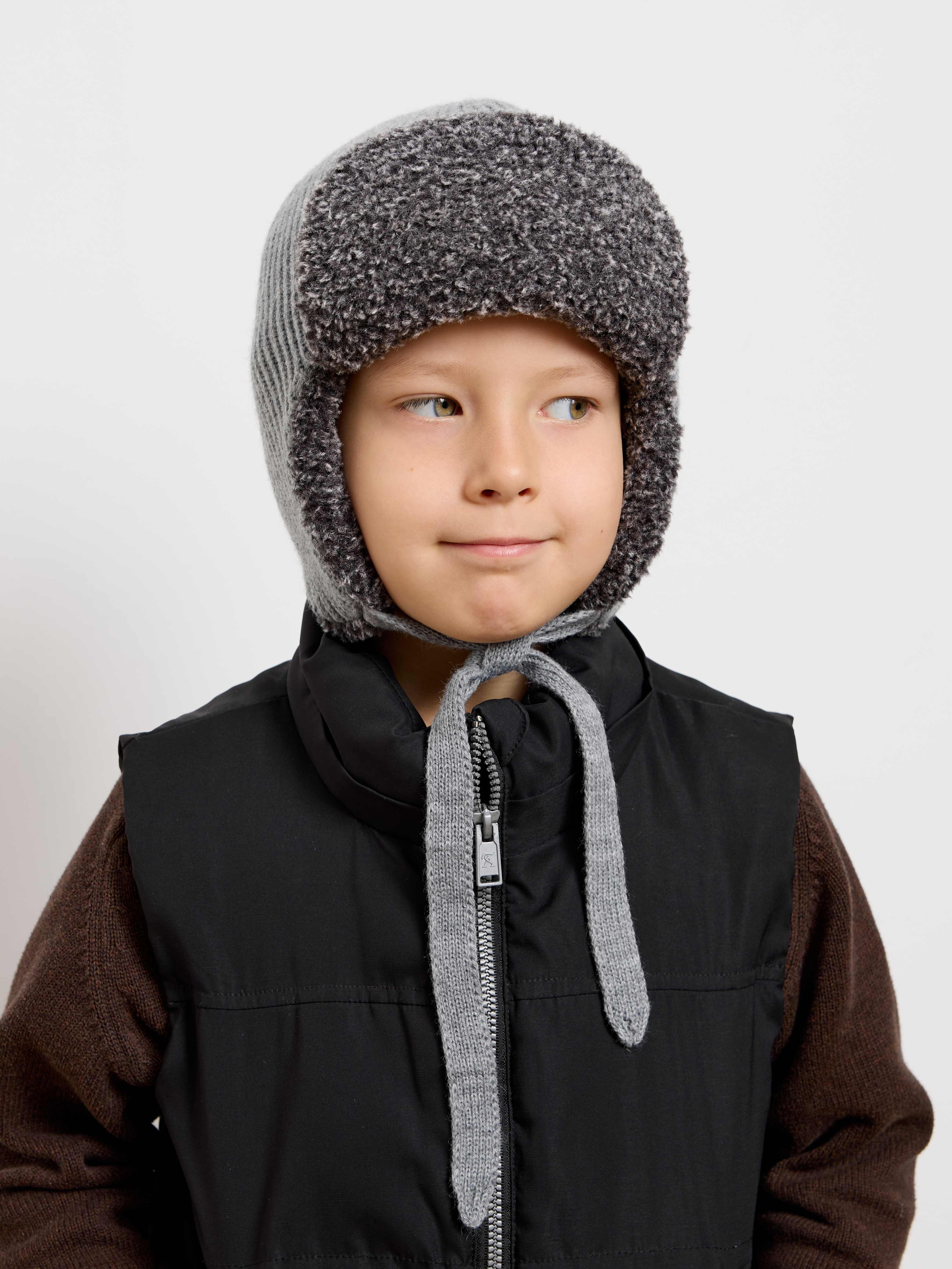 Шапка-ушанка Starkoff Kids Д301103 - фото 7