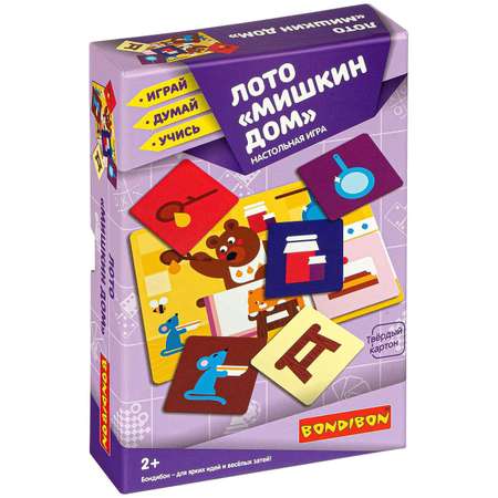 Настольная игра Bondibon Лото Мишкин дом