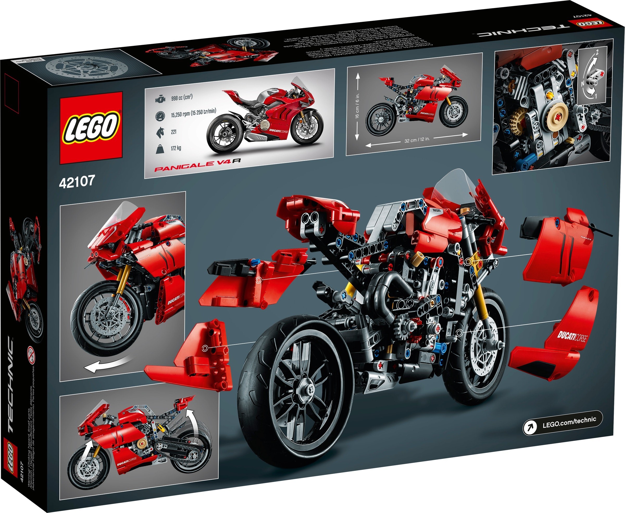 Конструктор LEGO Technic 42107 646 дет. - фото 2